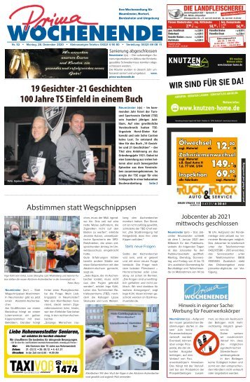 Prima Wochenende 52 2020