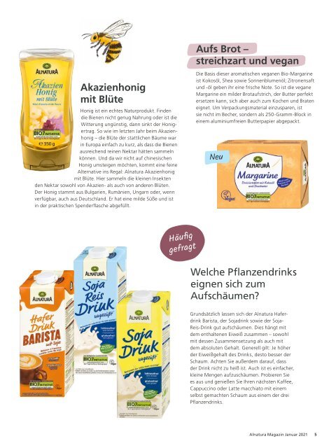 Alnatura Magazin Januar 2021