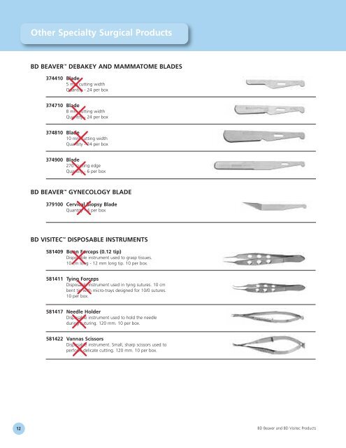 122KAT001E Speciality Surgical Products