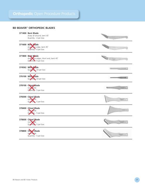 122KAT001E Speciality Surgical Products