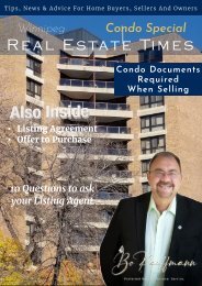 Condo Documents Package for Winnipeg Condo Sellers and Buyers