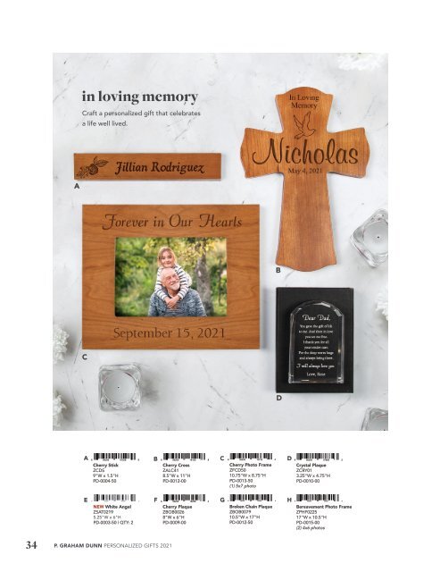 Personalized Gifts Catalog 2021