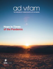 ad vitam - Fall 2020: “Hope in Times of the Pandemic”