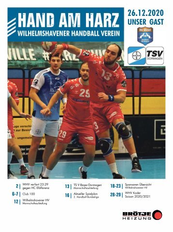 Wilhelmshavener Handball Verein - Hand am Harz