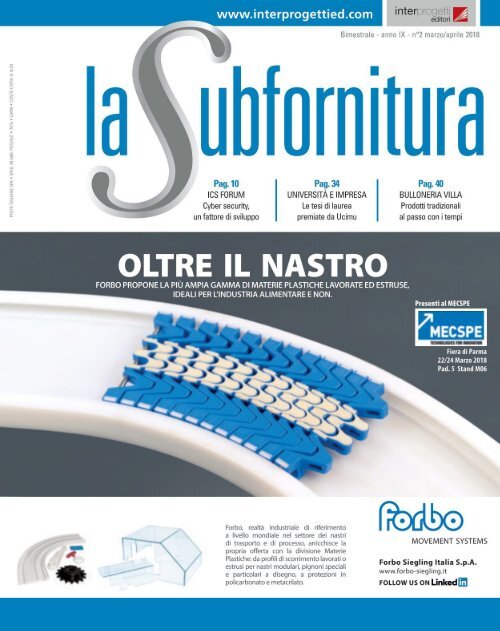  La Subfornitura N°2 2018