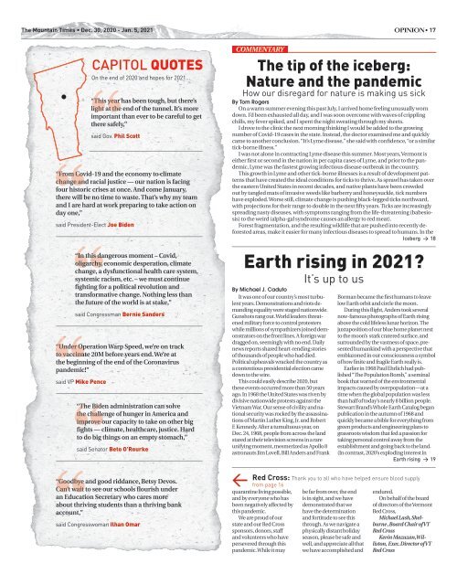 Mountain Times - Vol. 49, No. 53 - Dec. 30, 2020 - Jan 2, 2021