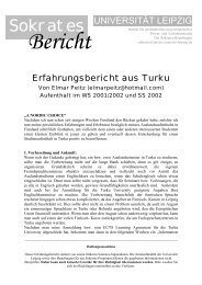 Bericht - Universität Leipzig