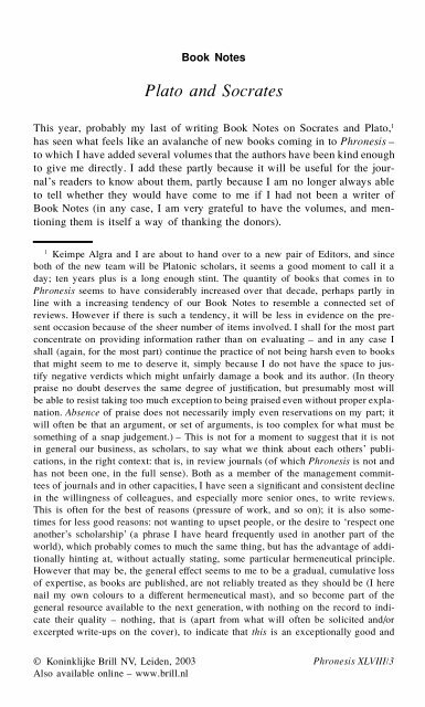 plato and socrates