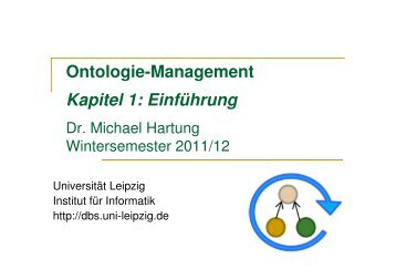 (eine) Ontologie? - Universität Leipzig