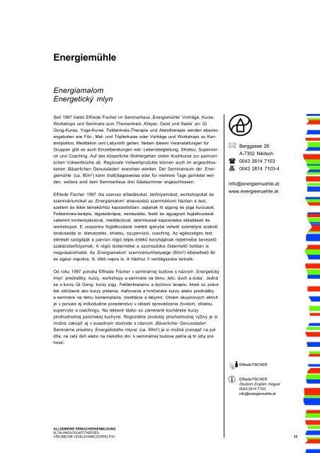 VHS Burgenland - Burgenländische Forschungsgesellschaft