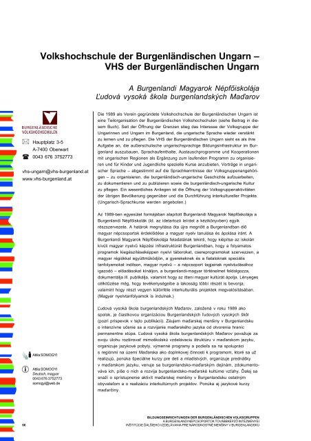 VHS Burgenland - Burgenländische Forschungsgesellschaft