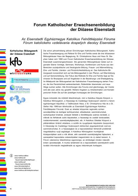 VHS Burgenland - Burgenländische Forschungsgesellschaft