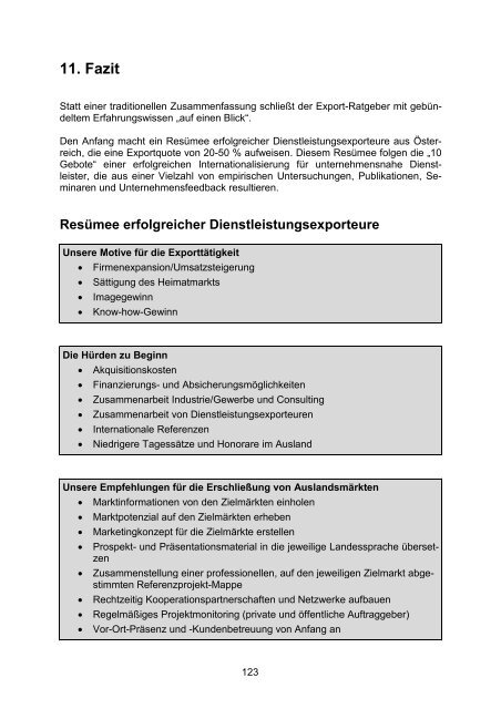 Exportratgeber für Dienstleister - Aussenwirtschaftsportal Bayern