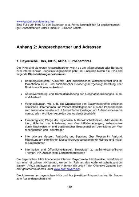 Exportratgeber für Dienstleister - Aussenwirtschaftsportal Bayern