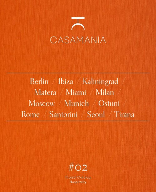 Contract Projects #02 Hospitality