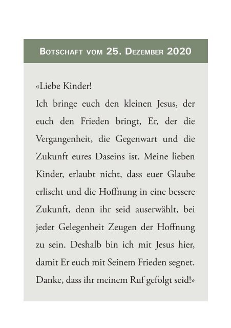 Monatsheft Januar 2021