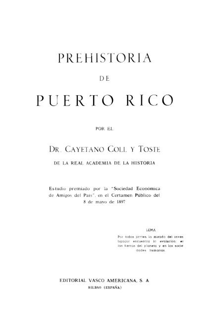 Prehistoria de Puerto Rico