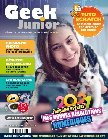 Geek Junior N°8 - janvier 2021 - extrait