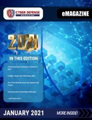 Cyber Defense eMagazine January 2021 Edition