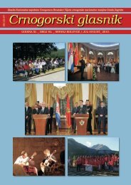 preuzmite glasnik u pdf formatu - Vijeće crnogorske nacionalne ...