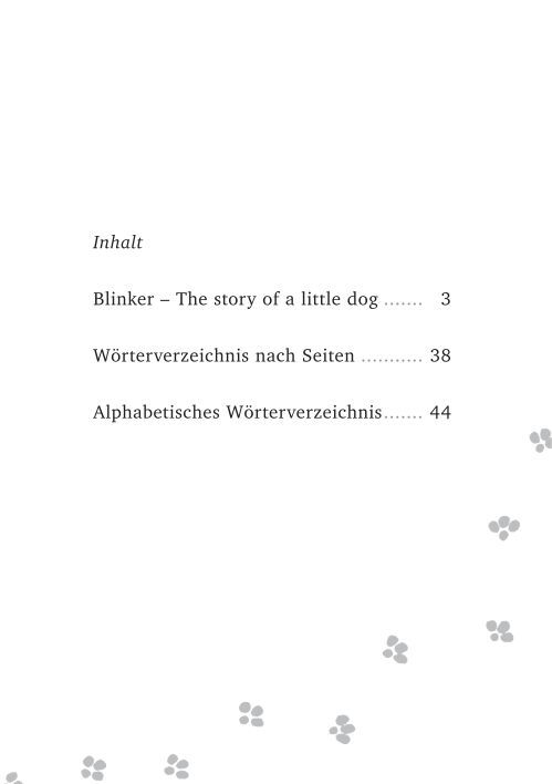 Easy English Leseheft - BLINKER - The Story of a Little Dog
