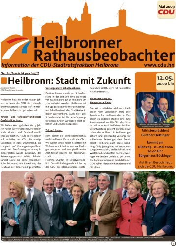 So geht's! Immer aktuell informiert auf - CDU Stadtverband Heilbronn