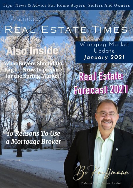 Winnipeg Real Estate Market Update January 2021