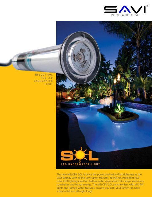 Savi Melody Sol Brochure Next Step Products Savi Melody Sol Brochure Next Step