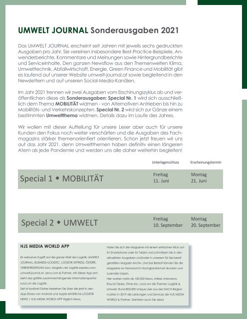 UMWELT JOURNAL 2020-6