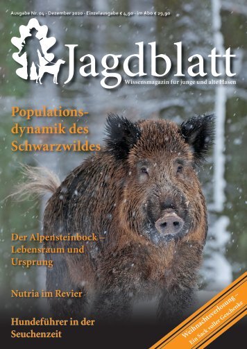 2020-04 Jagdblatt Populationsdynamik des Schwarzwildes