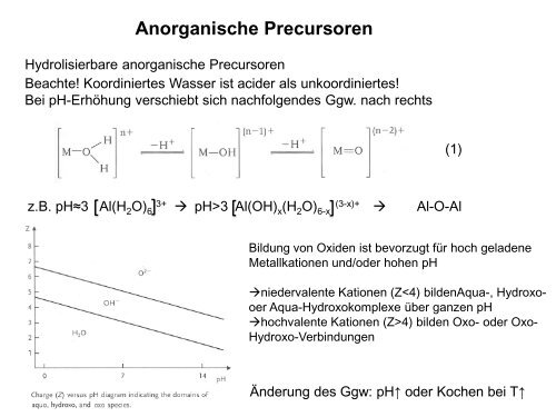 Sol-Gel-Prozess - KemnitzLab