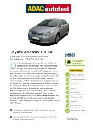 Toyota Avensis 1.8 Sol - ADAC