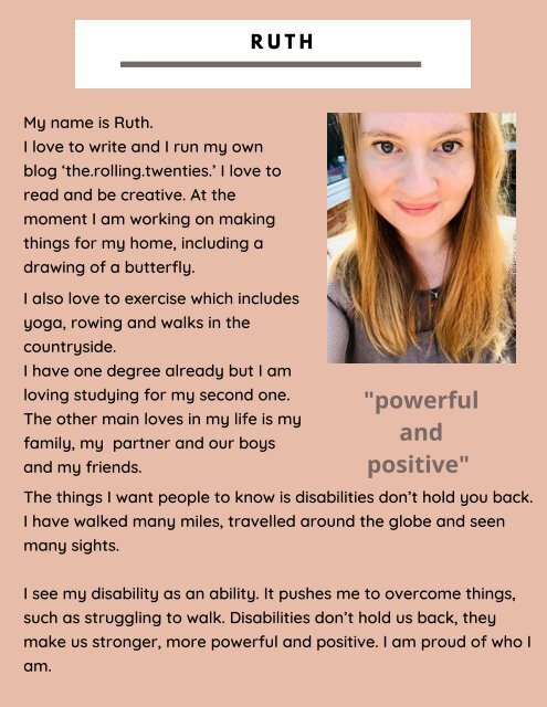 Voices of Disability