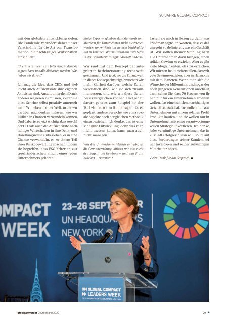 Global Compact Deutschland 2020 