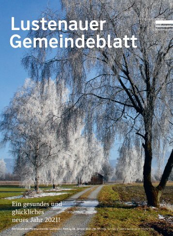 Lustenauer Gemeindeblatt Nr. 1 | Freitag 8. Jänner 2021