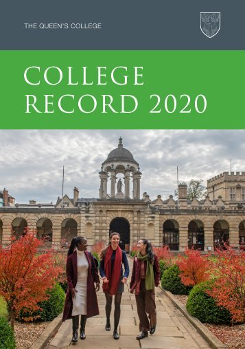 The Queen's College Record 2020