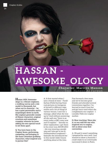 Cosplay Arabia - December 2018