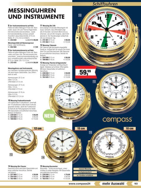 Blätterkatalog Compass Frühjahr Sommer 2021