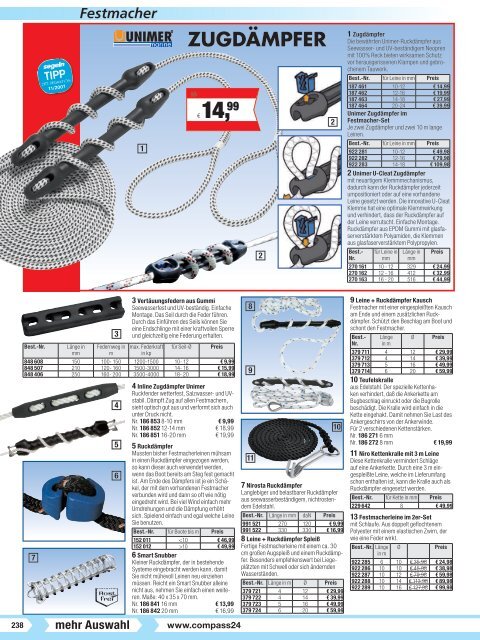 Blätterkatalog Compass Frühjahr Sommer 2021