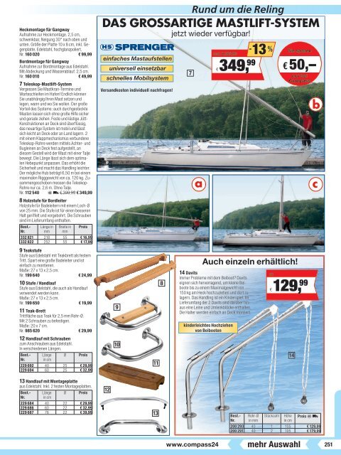 Blätterkatalog Compass Frühjahr Sommer 2021