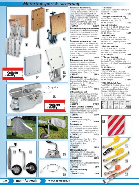 Blätterkatalog Compass Frühjahr Sommer 2021