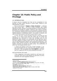 Chapter 10: Public Policy and Privilege - Insite Law Magazine
