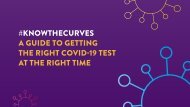 Know the Curves Guide COVID-19 Testing f