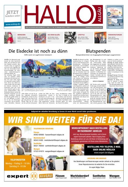 Hallo-Allgäu  vom Samstag, 09.Januar