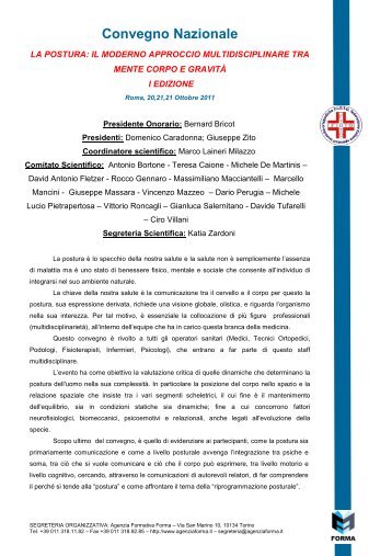 Convegno Nazionale - Fisiokinesiterapia.biz