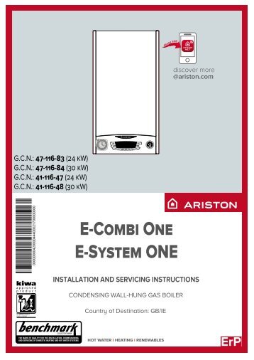 E-Combi ONE - Installation Manual
