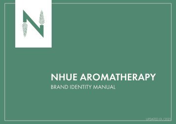 Nhue Aromatherapy - Brand Identity Manual