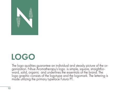 Nhue Aromatherapy - Brand Identity Manual