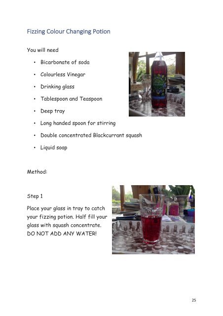 Science Experiments to try at Home