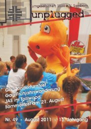 TGS - Sommerfest 21. August - Turngesellschaft Somborn